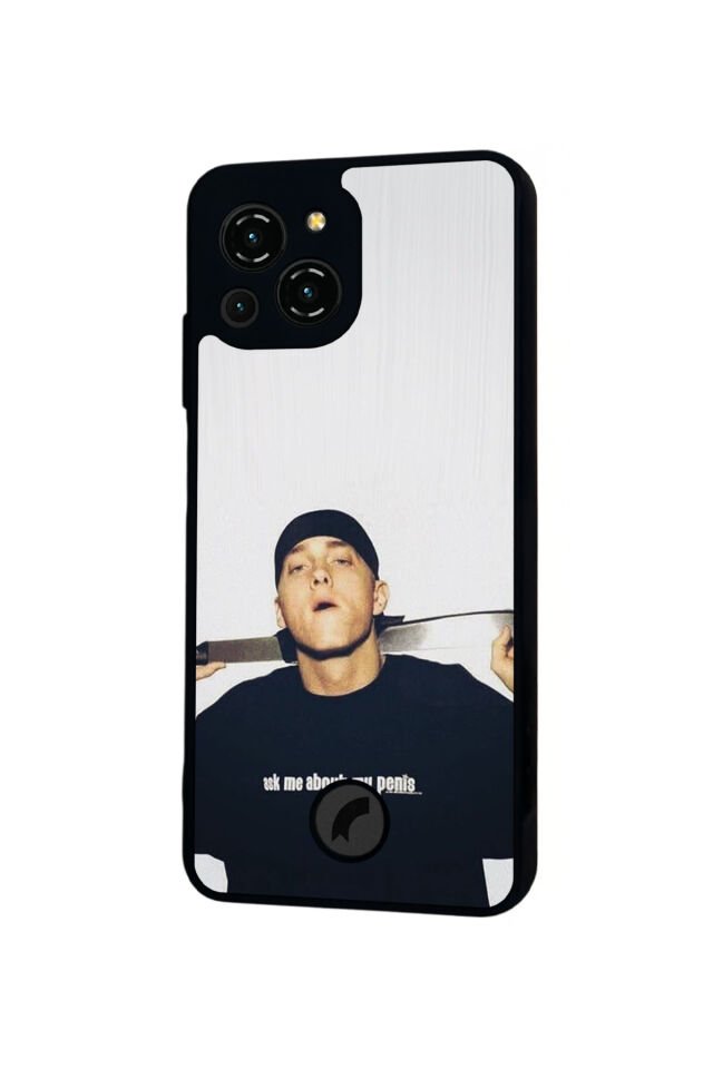 Reeder S23 Pro Max Uyumlu Eminem Tasarımlı Glossy Premium Kılıf