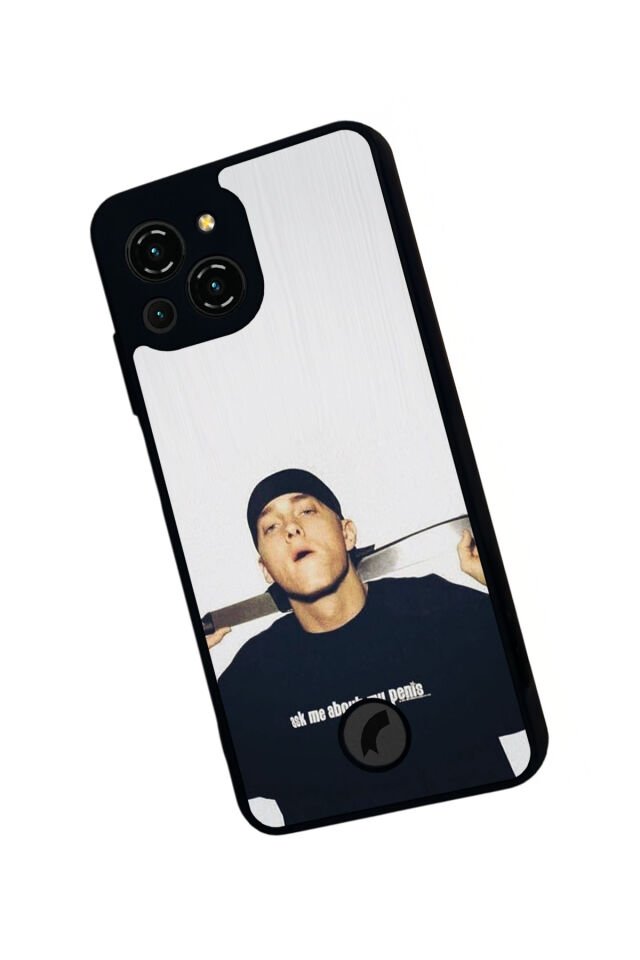 Reeder S23 Pro Max Uyumlu Eminem Tasarımlı Glossy Premium Kılıf