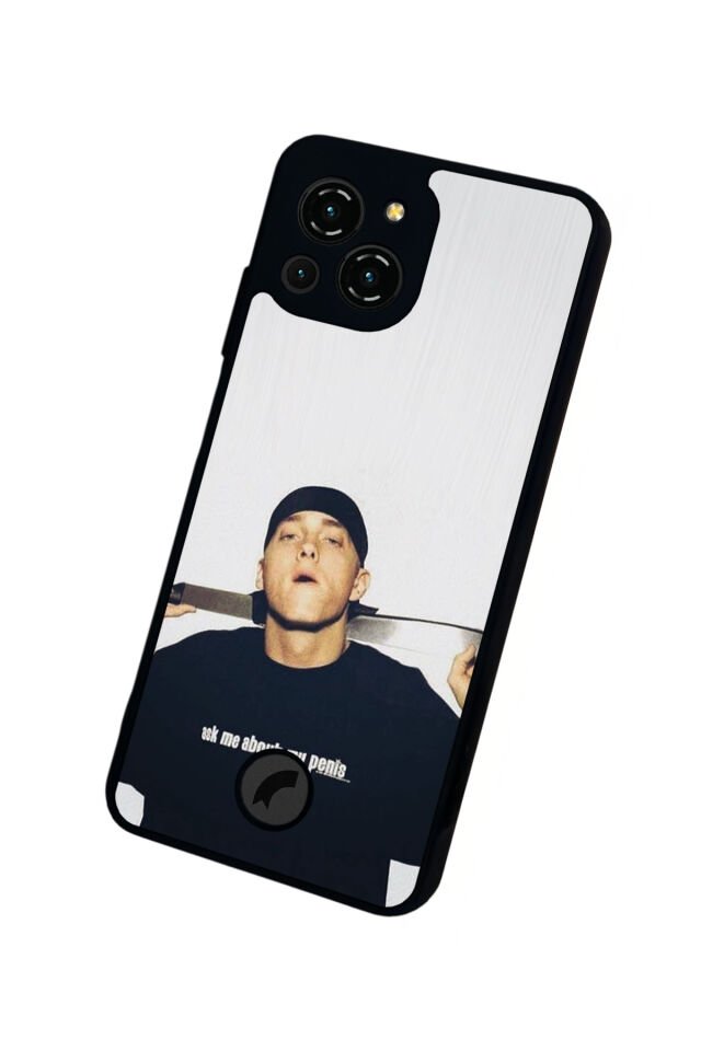 Reeder S23 Pro Max Uyumlu Eminem Tasarımlı Glossy Premium Kılıf