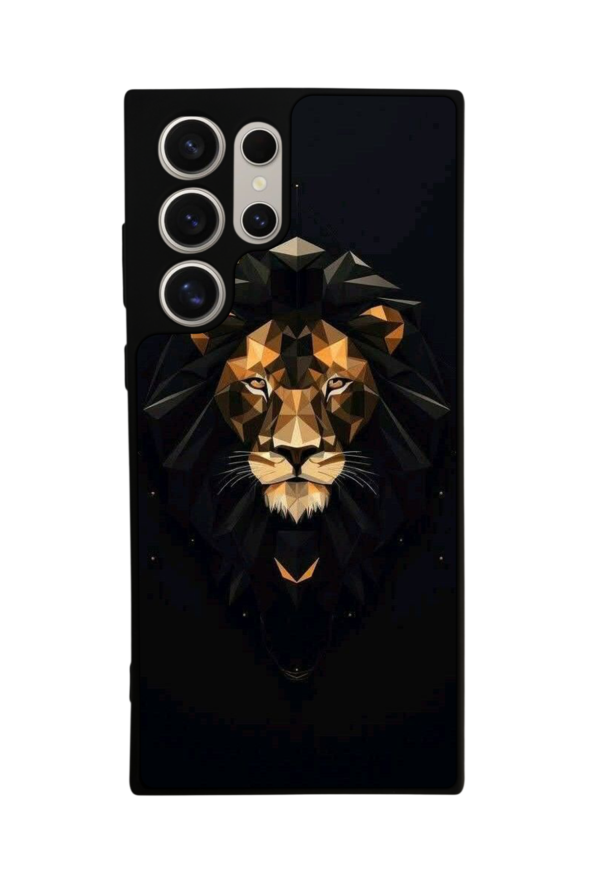 Samsung Galaxy S23 Ultra Uyumlu Aslan Tasarımlı Glossy Premium Kılıf