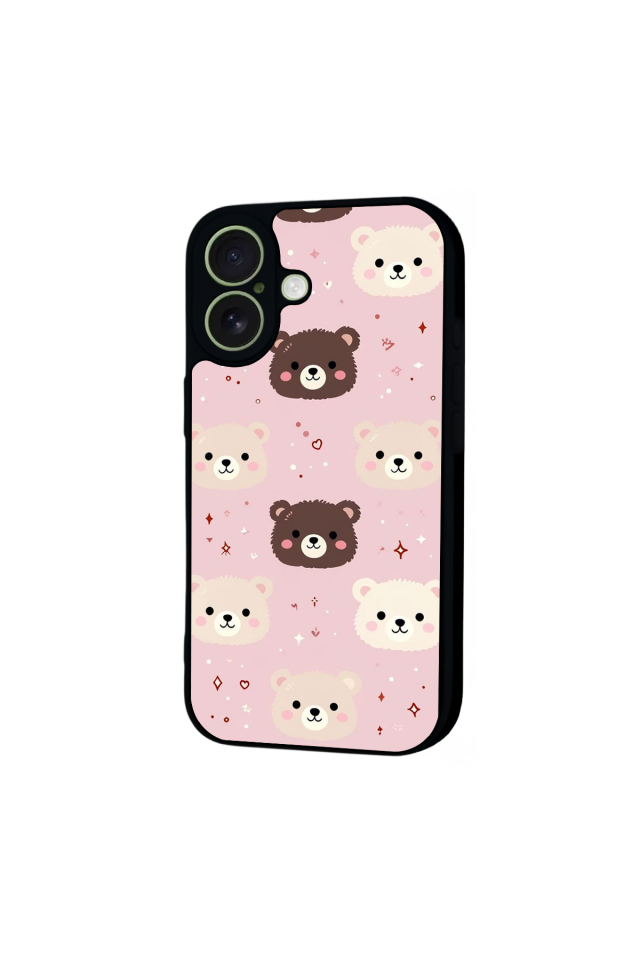 iPhone 17 Uyumlu Ayı Tasarımlı Glossy Premium Kılıf