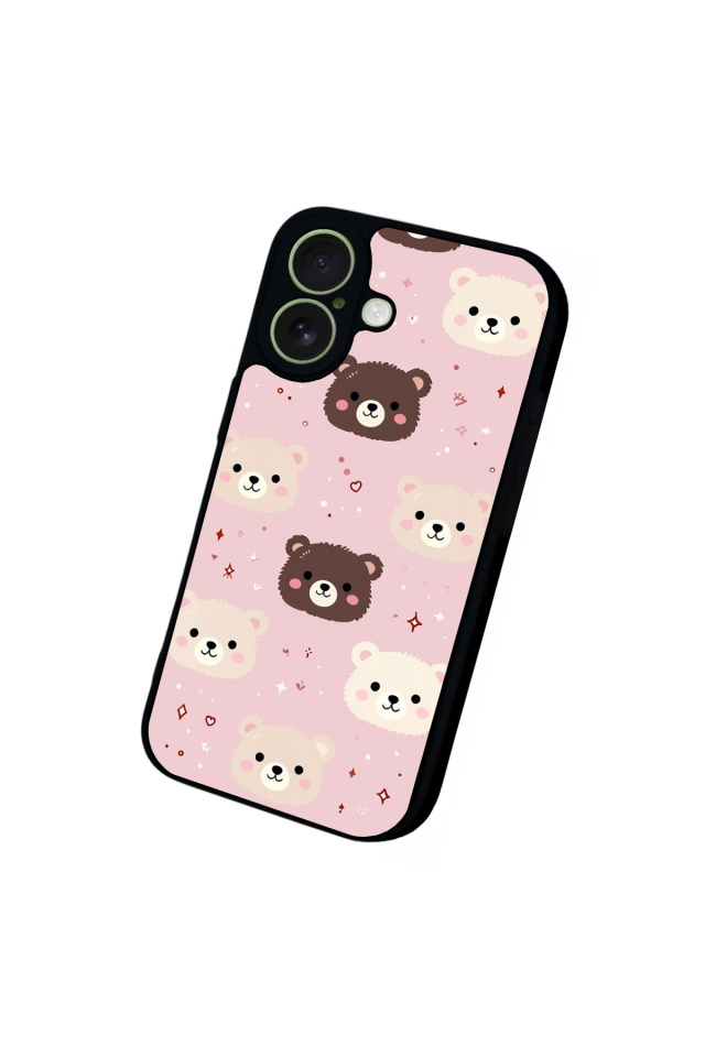 iPhone 17 Uyumlu Ayı Tasarımlı Glossy Premium Kılıf