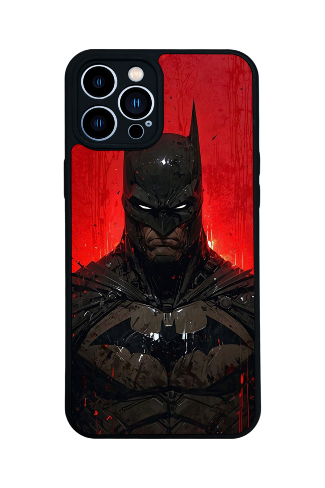 iPhone 13 Pro Max Uyumlu Batman Tasarımlı Glossy Premium Kılıf