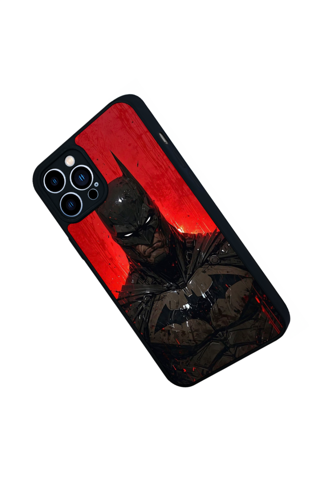 iPhone 13 Pro Max Uyumlu Batman Tasarımlı Glossy Premium Kılıf