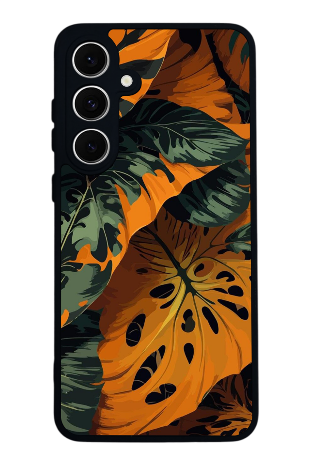 Samsung Galaxy A16 Uyumlu Botanik Tasarımlı Glossy Premium Kılıf