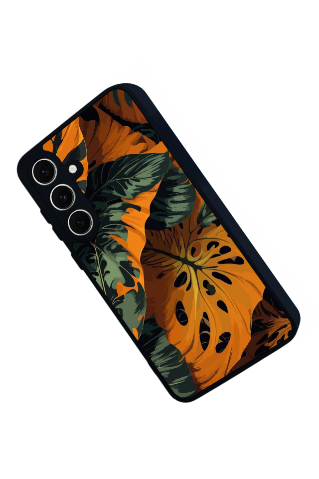 Samsung Galaxy A16 Uyumlu Botanik Tasarımlı Glossy Premium Kılıf