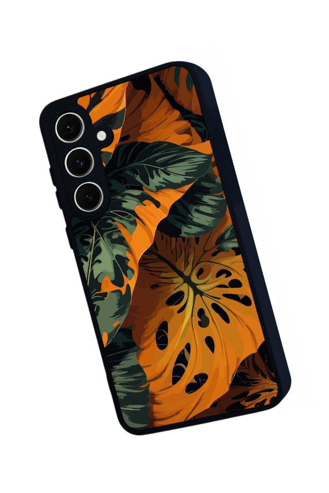 Samsung Galaxy A16 Uyumlu Botanik Tasarımlı Glossy Premium Kılıf