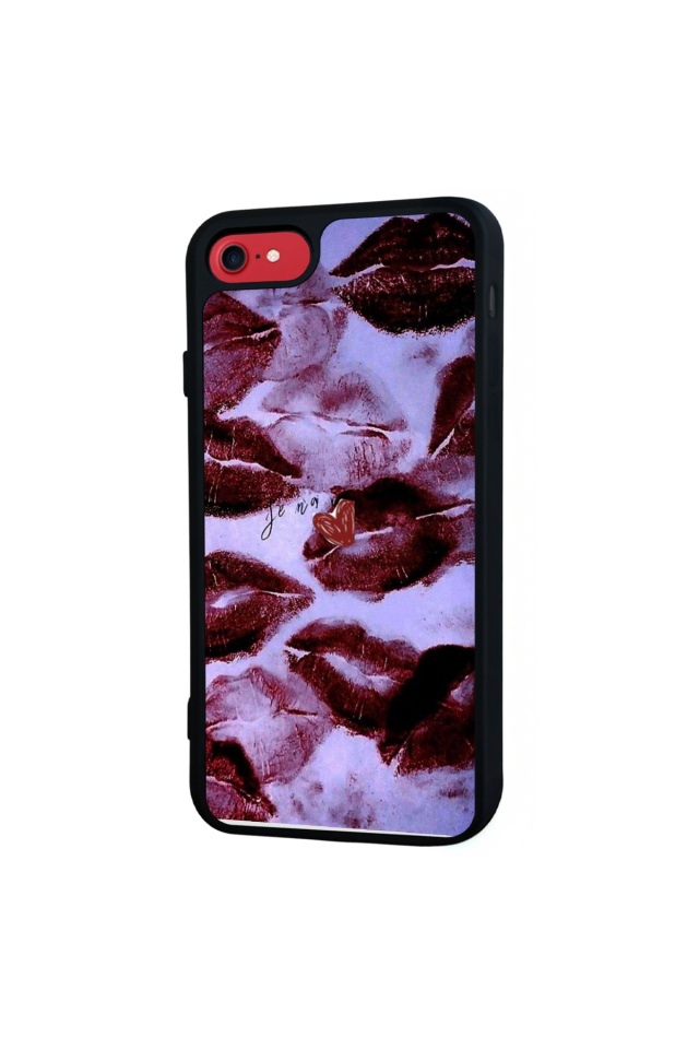 iPhone 8 Uyumlu Dudak Tasarımlı Glossy Premium Kılıf