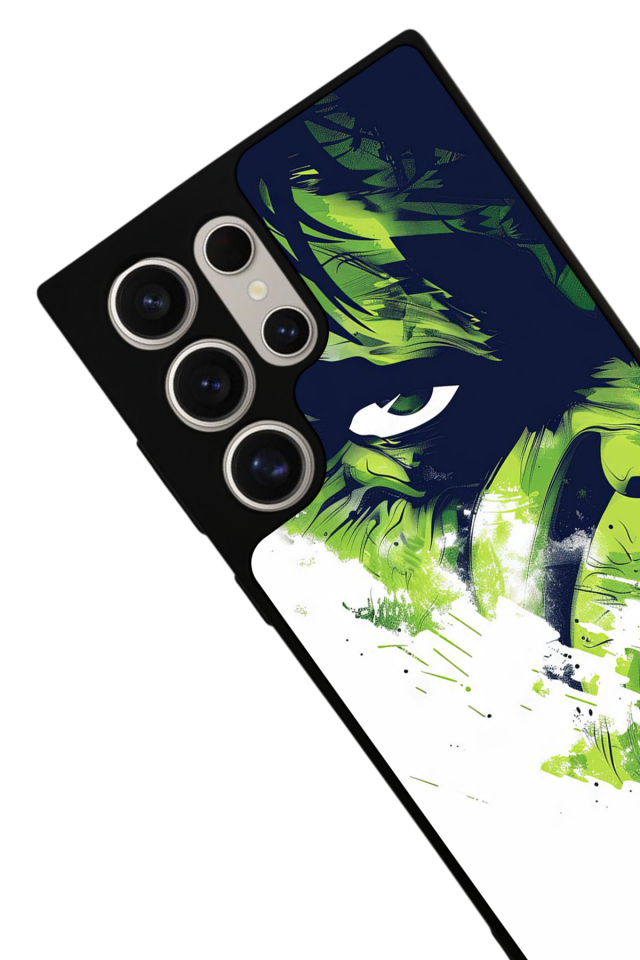 Samsung Galaxy S23 Ultra Uyumlu Hulk Tasarımlı Glossy Premium Kılıf