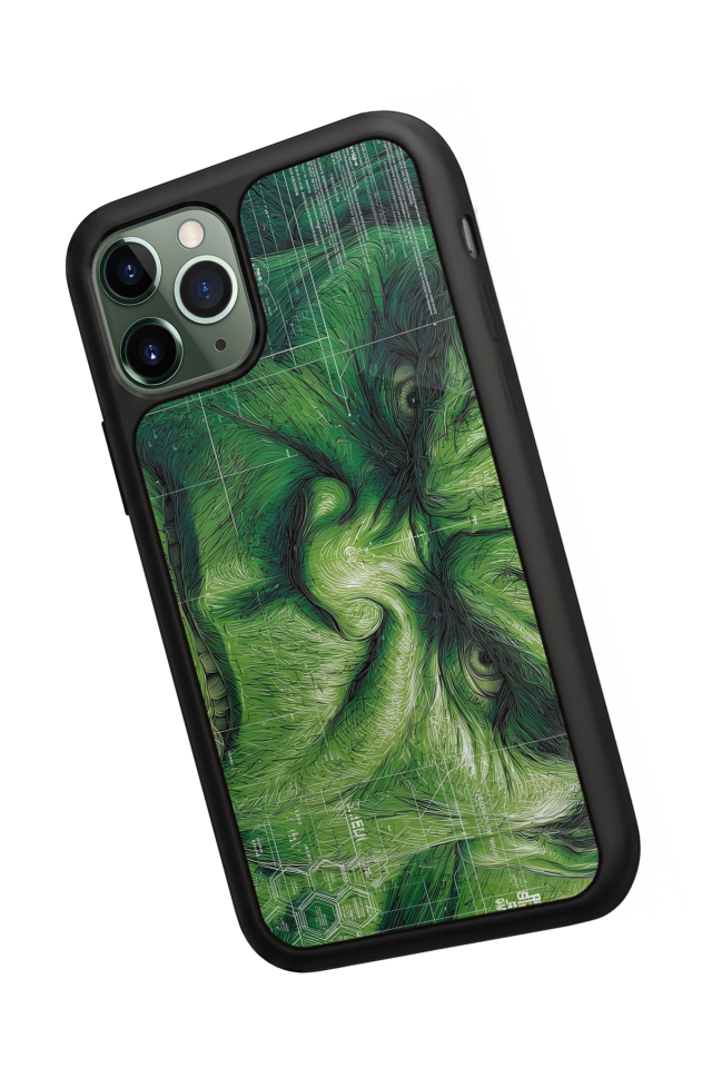 iPhone 11 Pro Uyumlu Hulk Tasarımlı Glossy Premium Kılıf