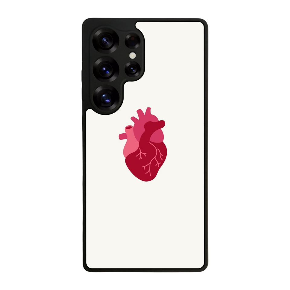 Samsung Galaxy S25 Ultra Uyumlu Kalp Love Tasarımlı Glossy Premium Kılıf