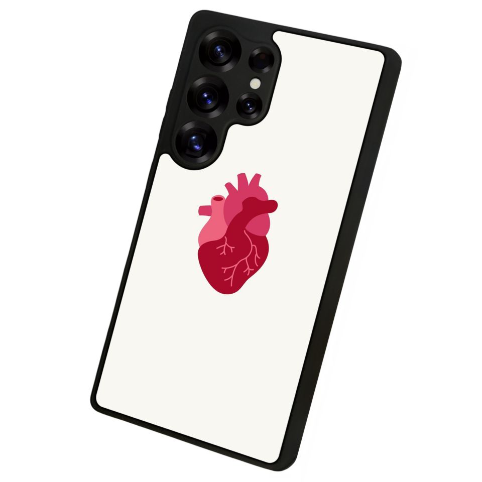 Samsung Galaxy S25 Ultra Uyumlu Kalp Love Tasarımlı Glossy Premium Kılıf