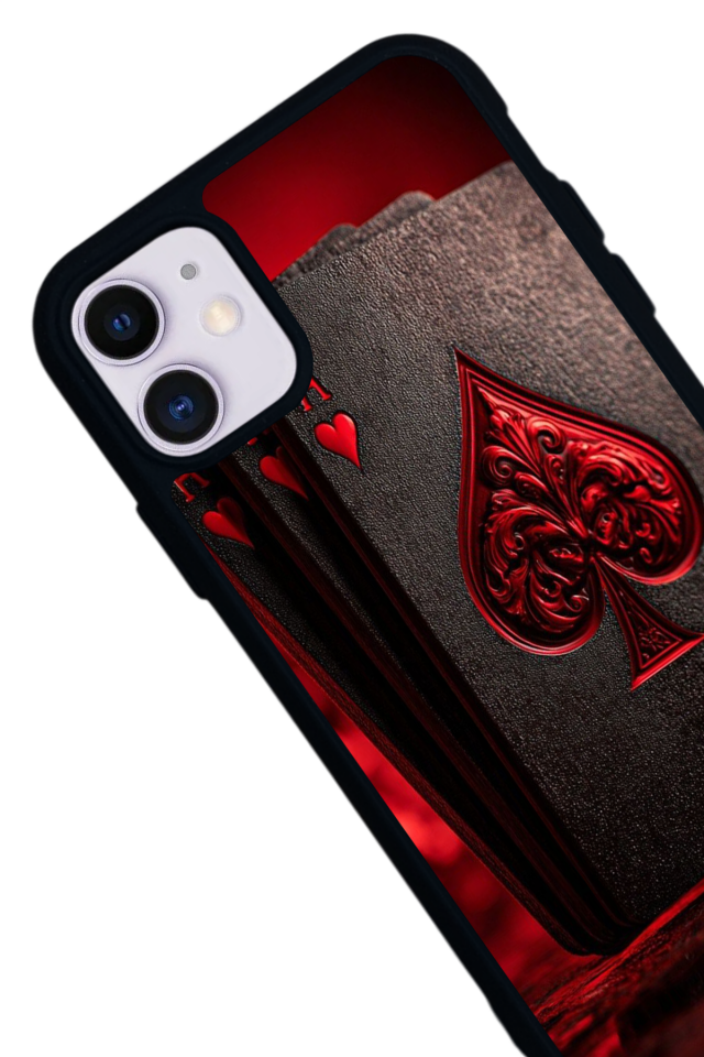 iPhone 11 Uyumlu Kart Tasarımlı Glossy Premium Kılıf