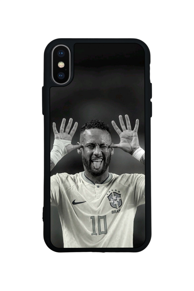 iPhone X/ XS Uyumlu Neymar Tasarımlı Glossy Premium Kılıf