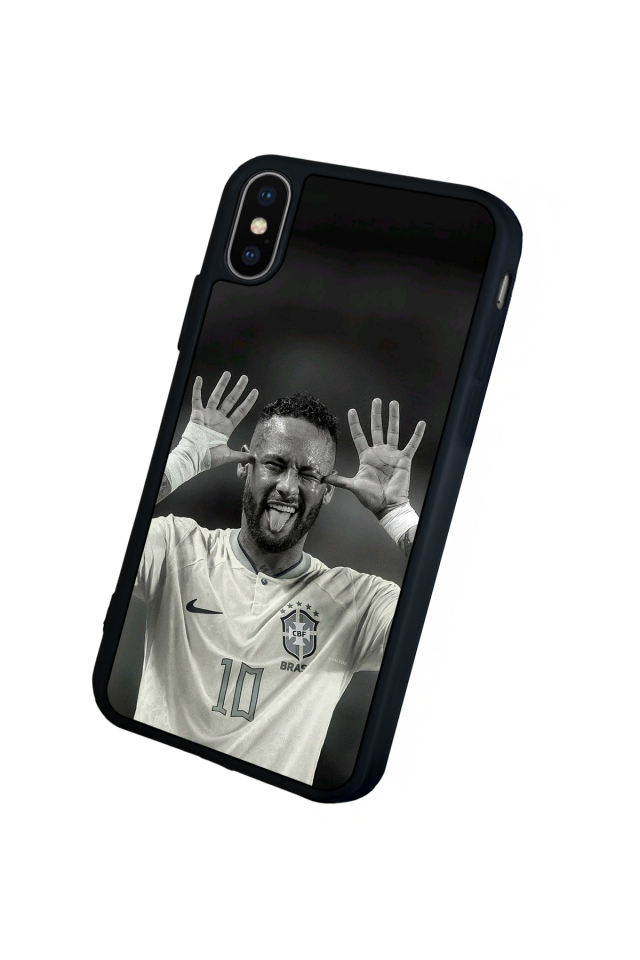 iPhone X/ XS Uyumlu Neymar Tasarımlı Glossy Premium Kılıf