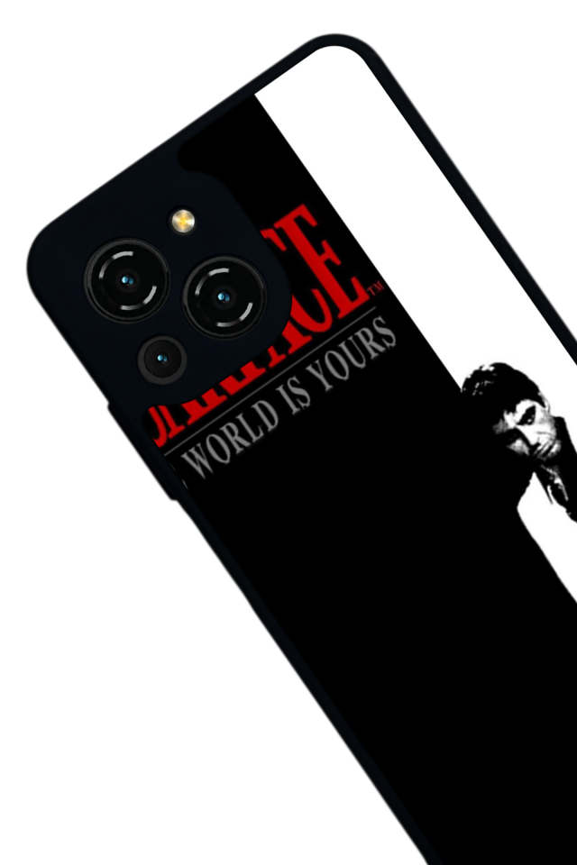 Reeder S23 Pro Max Uyumlu Scarface Tasarımlı Glossy Premium Kılıf