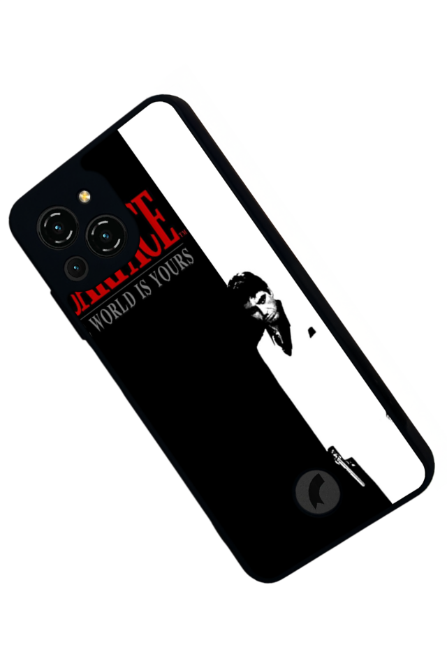 Reeder S23 Pro Max Uyumlu Scarface Tasarımlı Glossy Premium Kılıf