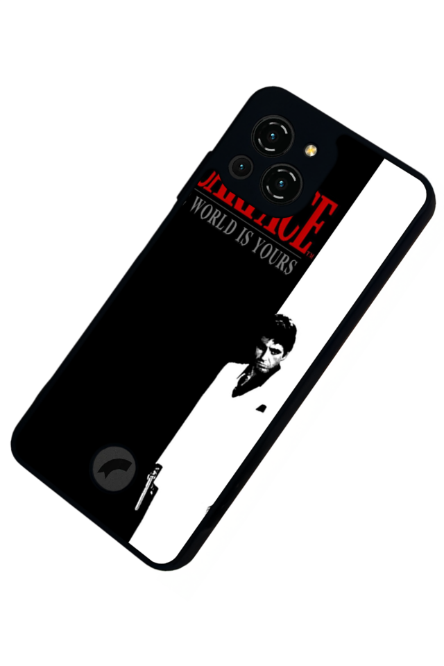 Reeder S23 Pro Max Uyumlu Scarface Tasarımlı Glossy Premium Kılıf