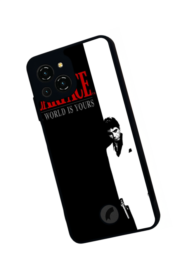 Reeder S23 Pro Max Uyumlu Scarface Tasarımlı Glossy Premium Kılıf