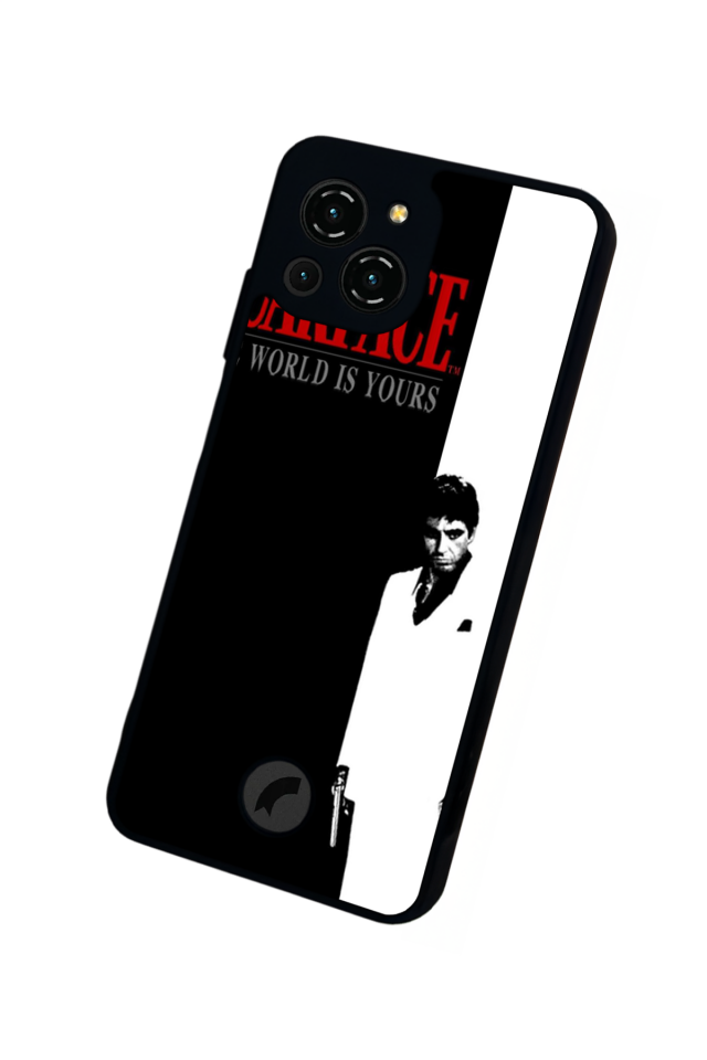 Reeder S23 Pro Max Uyumlu Scarface Tasarımlı Glossy Premium Kılıf