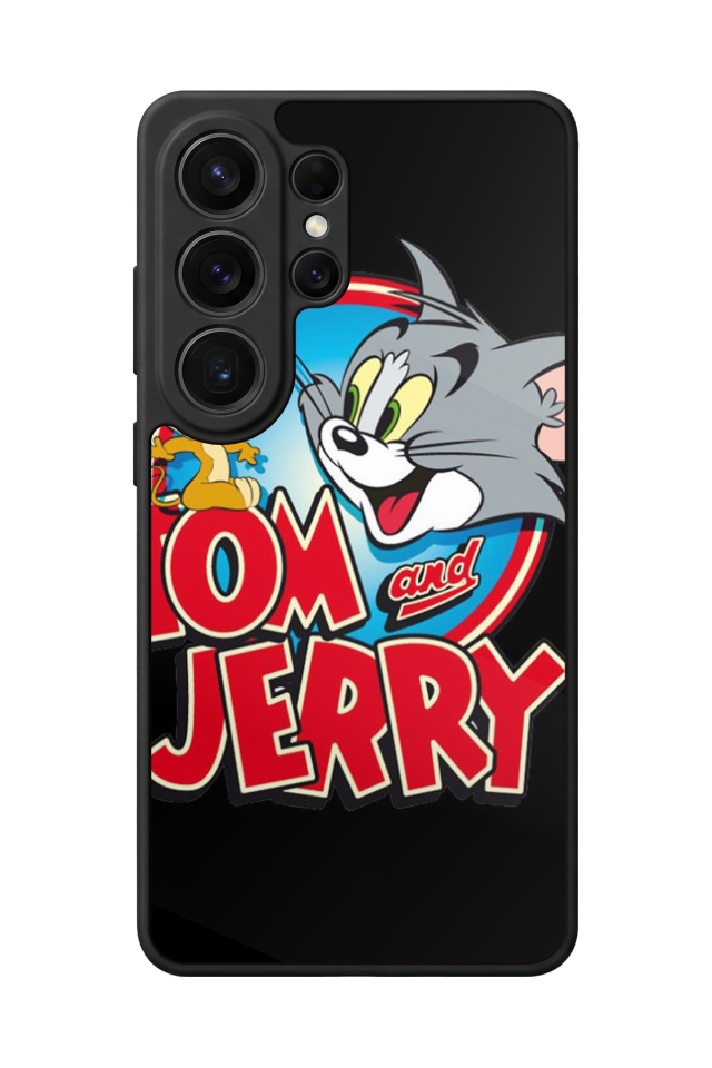 Samsung Galaxy S26 Ultra Uyumlu Tom And Jerry Tasarımlı Glossy Premium Kılıf