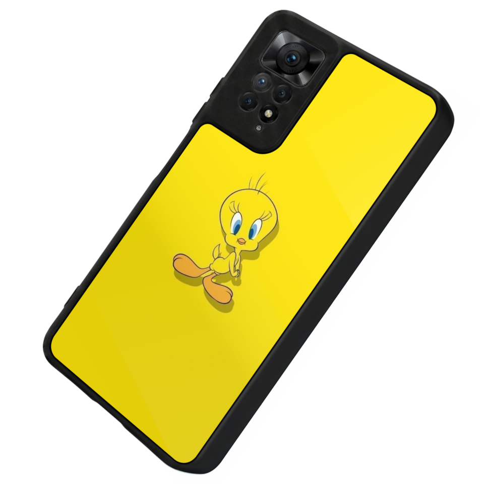 Xiaomi Redmi Note 12 Pro Uyumlu Tweety Tasarımlı Glossy Premium Kılıf
