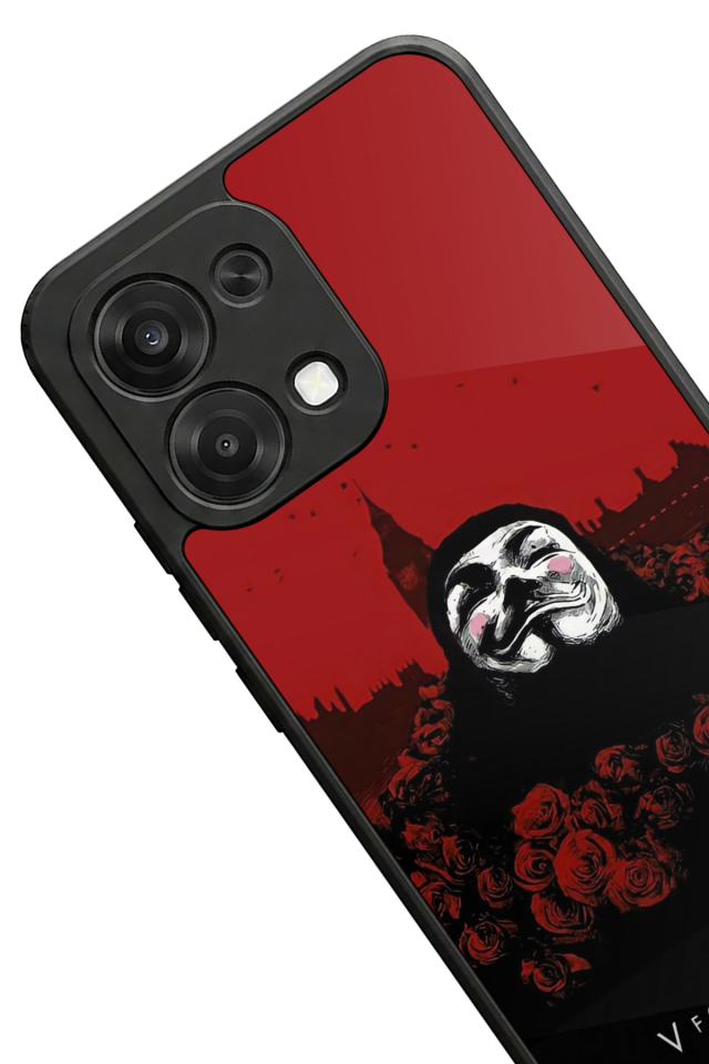 Oppo A6 Pro Uyumlu Vendetta Tasarımlı Glossy Premium Kılıf