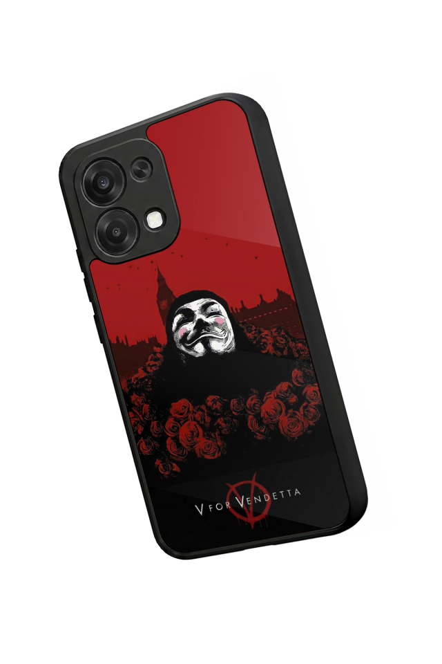 Oppo A6 Pro Uyumlu Vendetta Tasarımlı Glossy Premium Kılıf