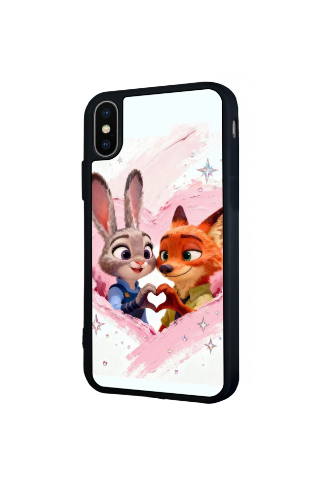 iPhone XS Max Uyumlu Zootropolis Tasarımlı Glossy Premium Kılıf