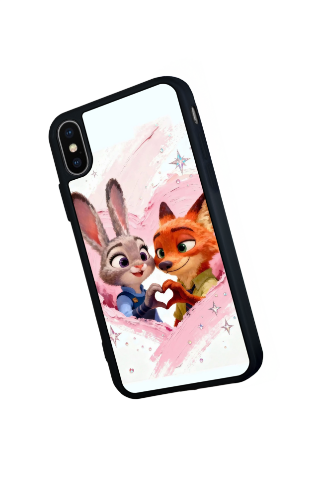 iPhone XS Max Uyumlu Zootropolis Tasarımlı Glossy Premium Kılıf