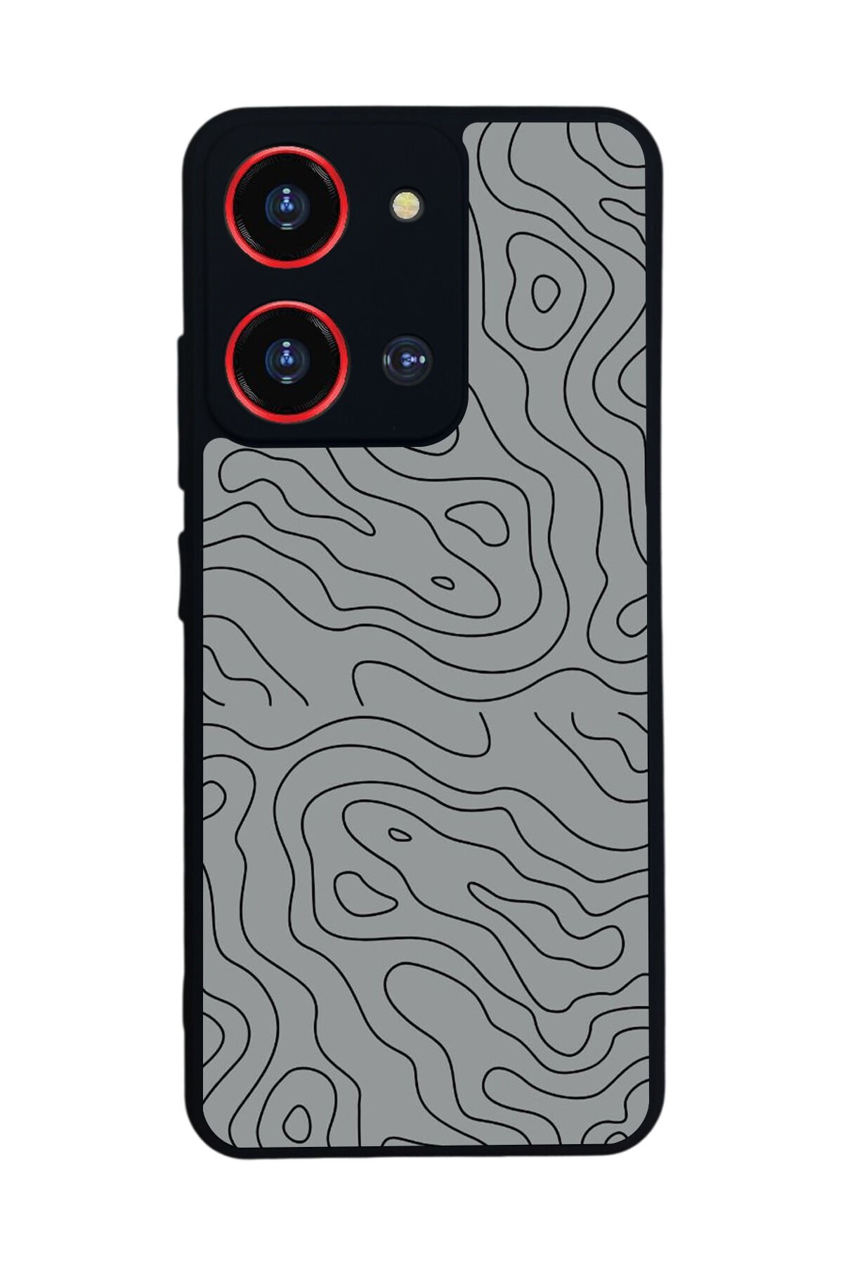 Reeder S19 Max Pro S 108MP Uyumlu Çizgi Sanatı Tasarımlı Glossy Premium Kılıf