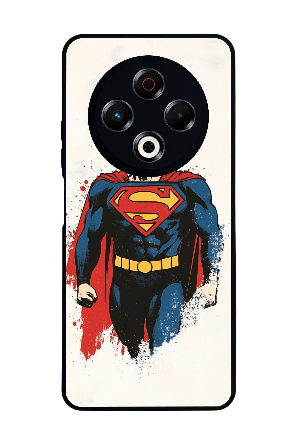 Tecno Spark 30 Uyumlu Superman Tasarımlı Glossy Premium Kılıf
