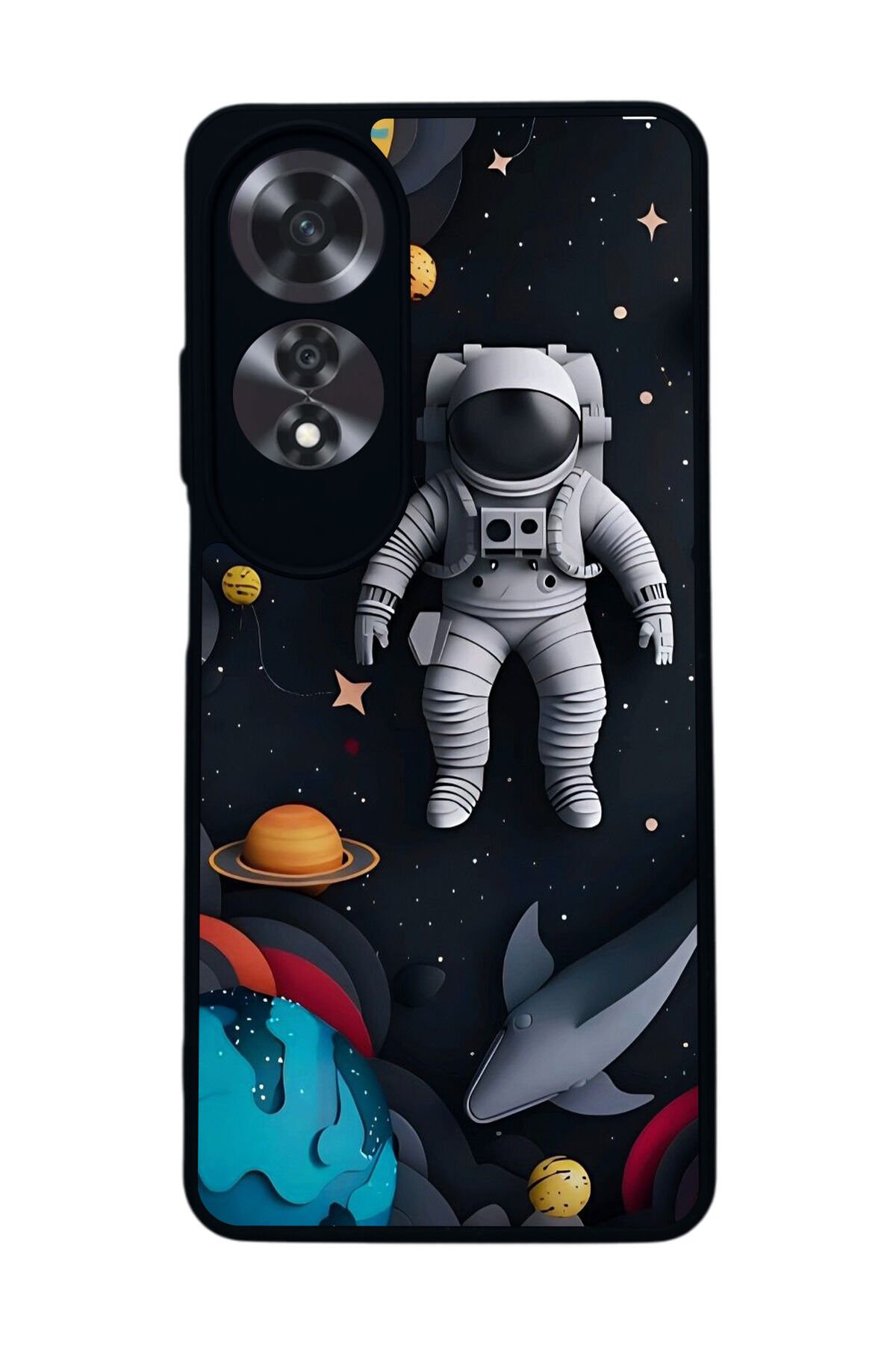 Oppo A60 Mat Siyah uyumlu Kılıf – Yumuşak Silikon, Koruyucu, Şok Emici Kapak