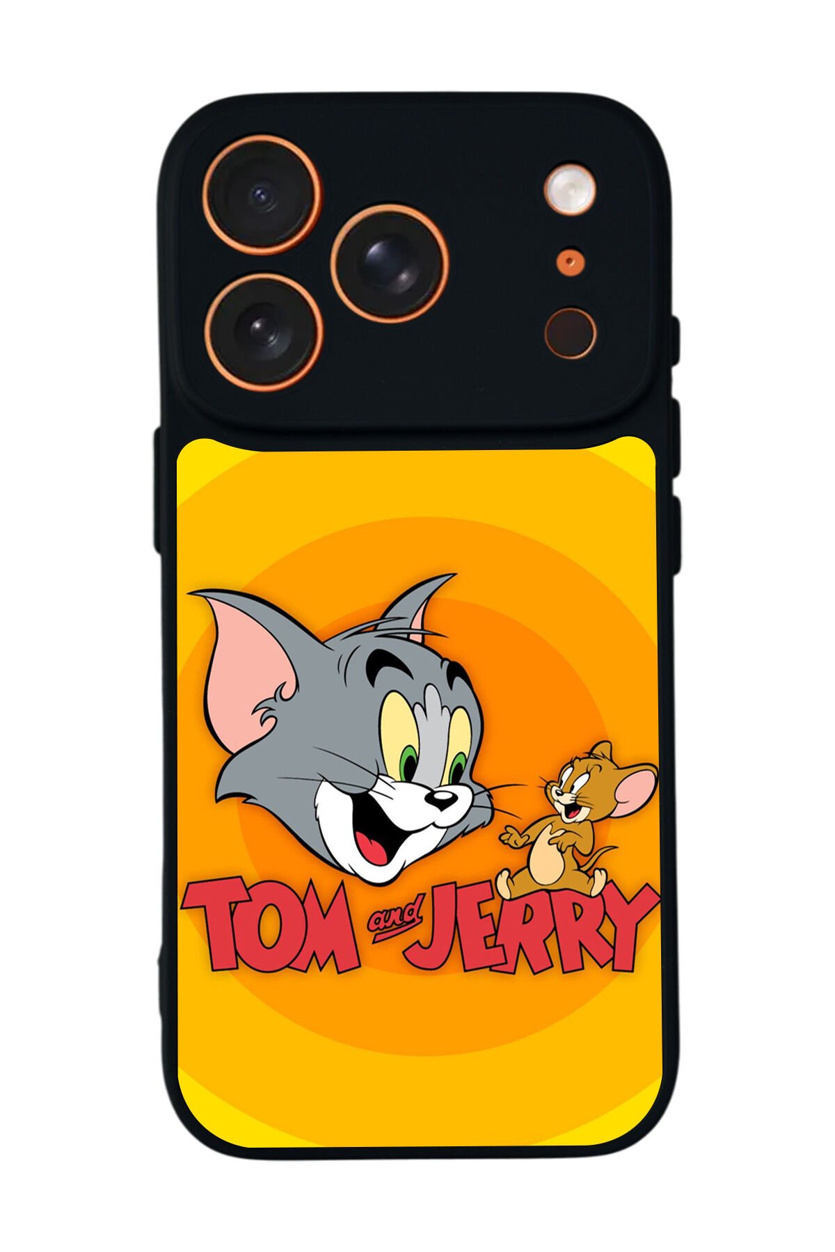 iPhone 17 Pro Max Uyumlu Tom And Jerry Tasarımlı Glossy Premium Kılıf