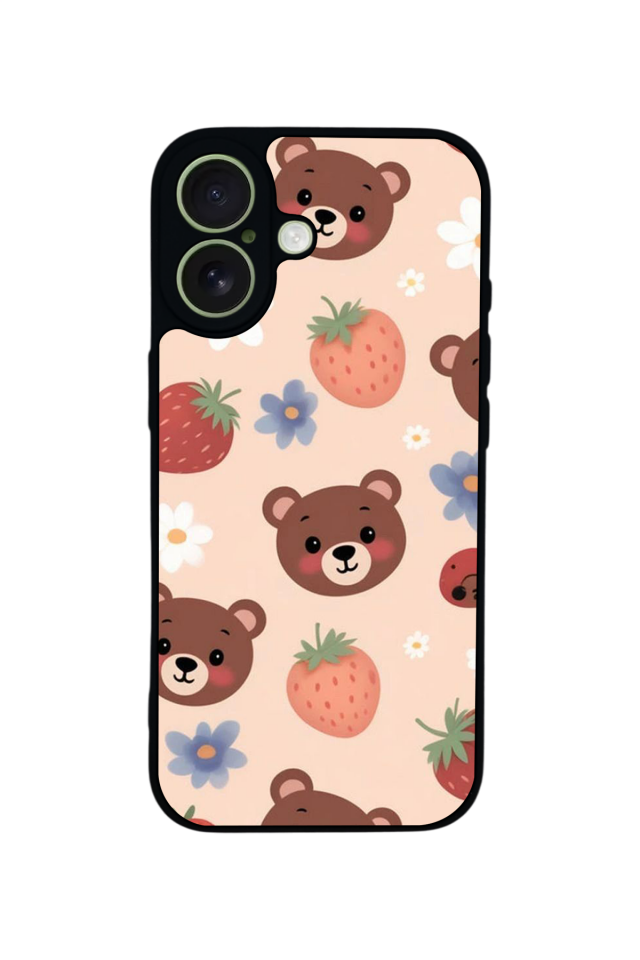 iPhone 17 Uyumlu Ayı Tasarımlı Glossy Premium Kılıf