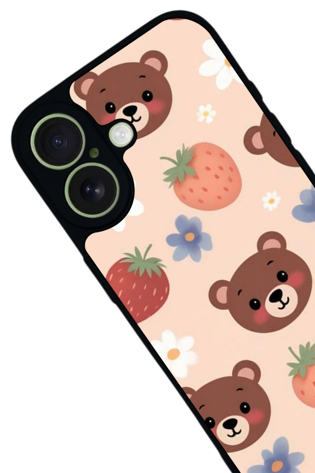 iPhone 17 Uyumlu Ayı Tasarımlı Glossy Premium Kılıf