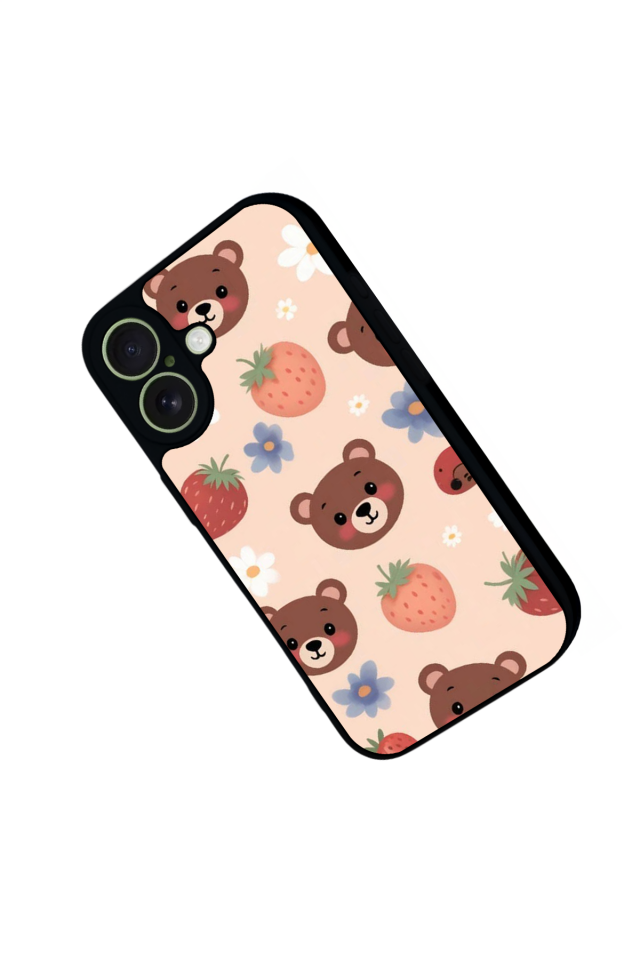 iPhone 17 Uyumlu Ayı Tasarımlı Glossy Premium Kılıf