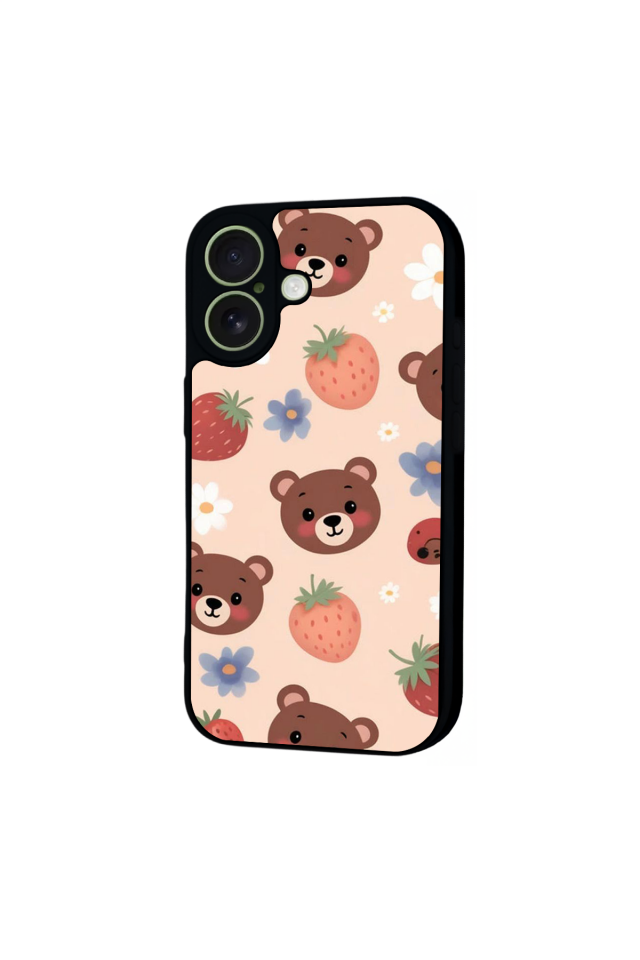 iPhone 17 Uyumlu Ayı Tasarımlı Glossy Premium Kılıf