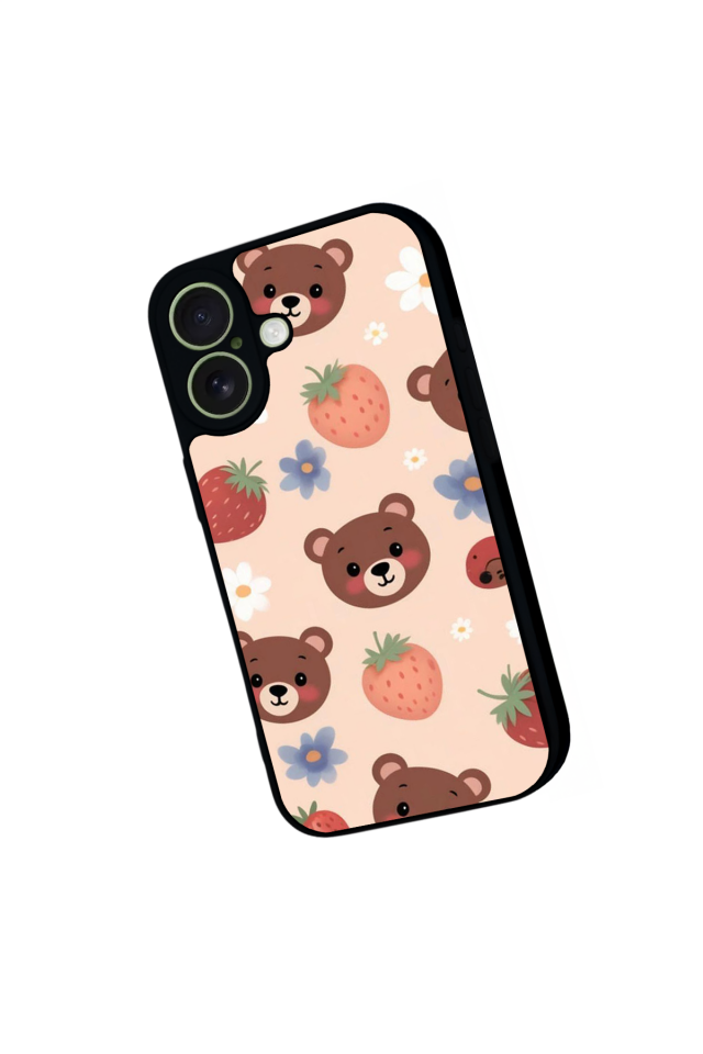 iPhone 17 Uyumlu Ayı Tasarımlı Glossy Premium Kılıf