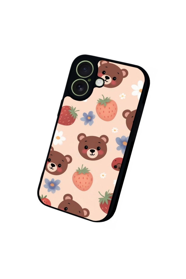 iPhone 17 Uyumlu Ayı Tasarımlı Glossy Premium Kılıf