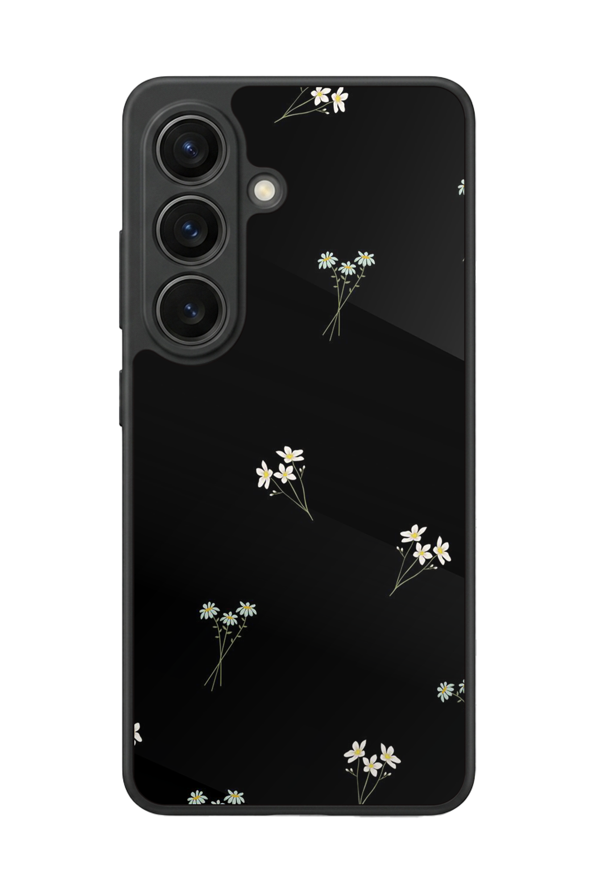 Samsung Galaxy S26 Uyumlu Cicek Tasarımlı Glossy Premium Kılıf