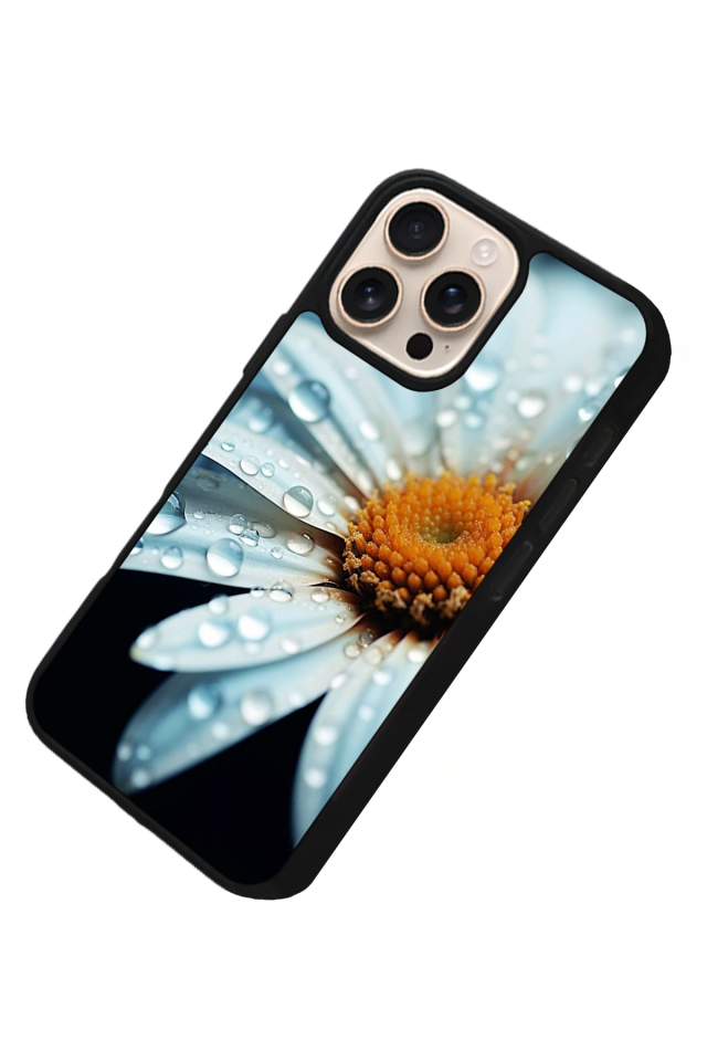iPhone 14 Pro Max Uyumlu Cicek Tasarımlı Glossy Premium Kılıf