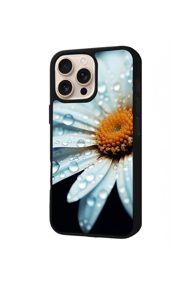 iPhone 14 Pro Max Uyumlu Cicek Tasarımlı Glossy Premium Kılıf