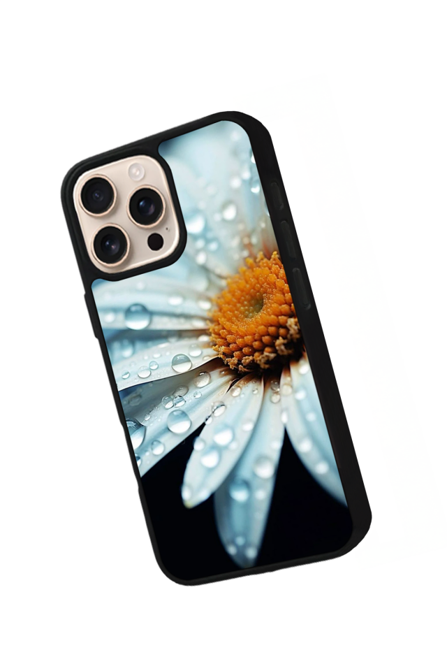 iPhone 14 Pro Max Uyumlu Cicek Tasarımlı Glossy Premium Kılıf