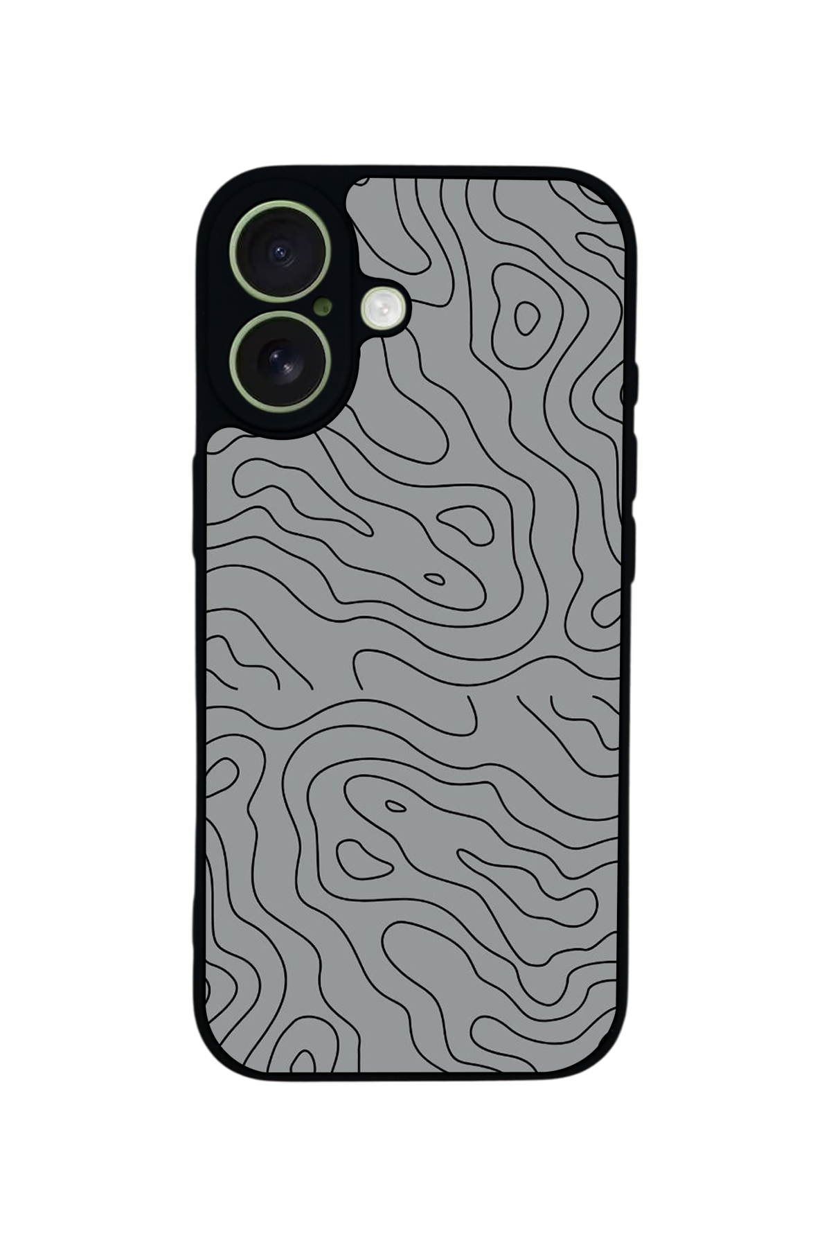 iPhone 17 Uyumlu Çizgi Sanatı Tasarımlı Glossy Premium Kılıf