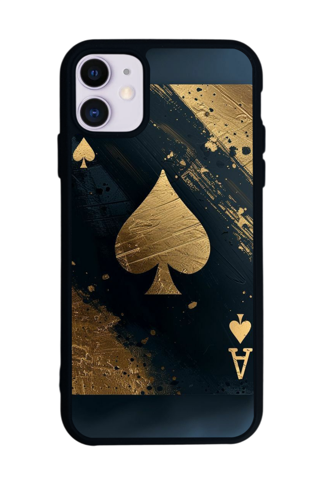 iPhone 11 Uyumlu Kart Tasarımlı Glossy Premium Kılıf