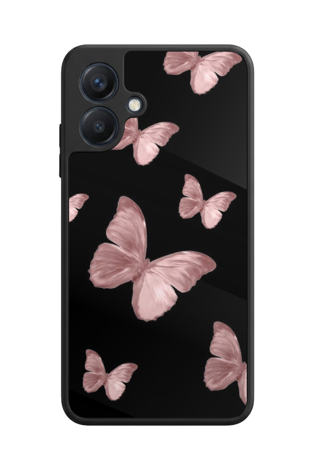 Samsung Galaxy A07 Uyumlu Kelebek Tasarımlı Glossy Premium Kılıf