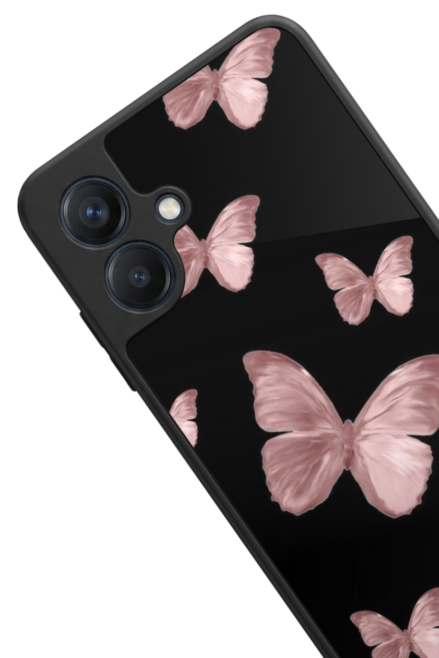 Samsung Galaxy A07 Uyumlu Kelebek Tasarımlı Glossy Premium Kılıf