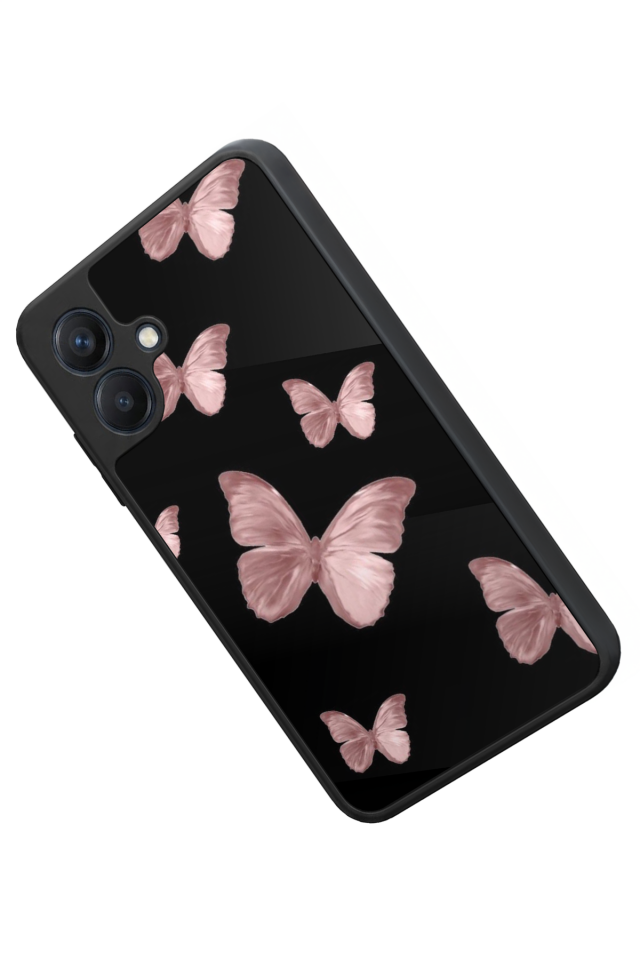 Samsung Galaxy A07 Uyumlu Kelebek Tasarımlı Glossy Premium Kılıf