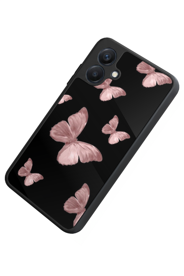 Samsung Galaxy A07 Uyumlu Kelebek Tasarımlı Glossy Premium Kılıf